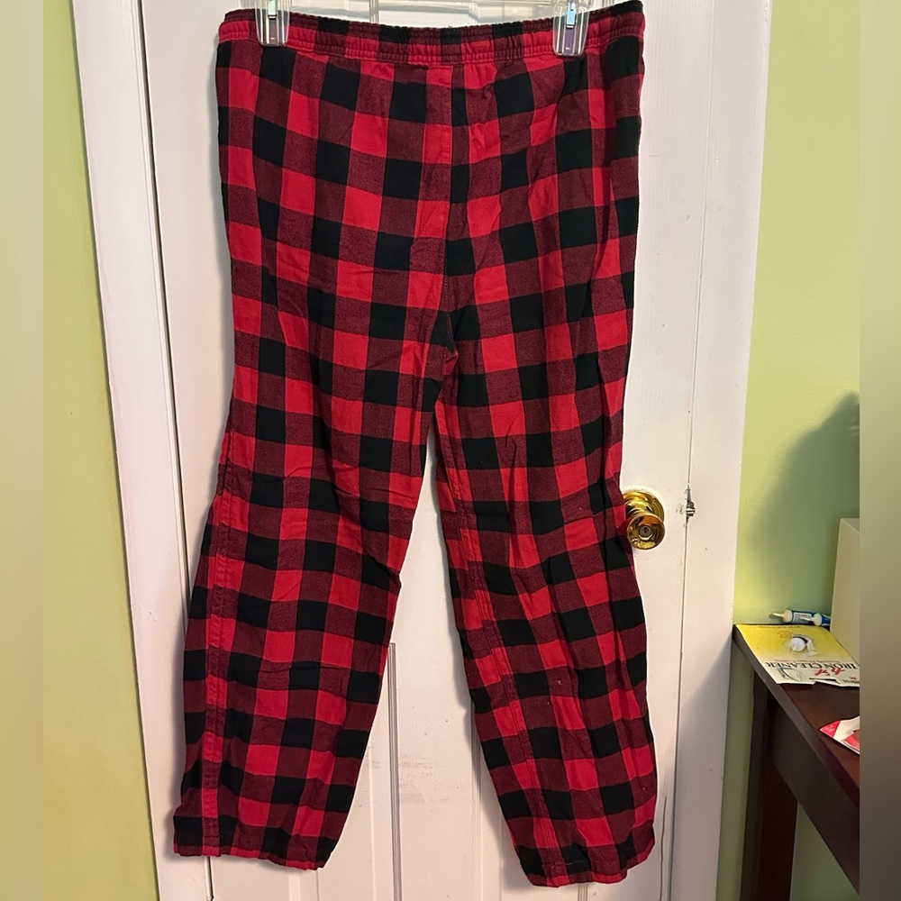 American Eagle Outfitters Red and Gray Plaid Pants - Picture 5 of 5